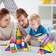 PicassoTiles 152pcs Clear Magnetic Tiles Set, Expansion Pack, Creative Magnet Building Blocks, Kindergarten Preschool Toddler Classroom Toys, Educational Learning STEM Toys for Boys and Girls