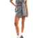 Stradivarius Skort with side slit Grey melange