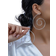 Shein 2pcs/Set Of Elegant Geometric Spiral Shaped Metal Earrings