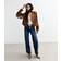 New Look Women's Tan Fringe Trimmed Faux Suede Jacket - Tan