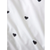 Shein White Black Heart Shaped Love Pattern Hovedpudebetræk Sort, Hvid (66x50cm)