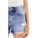 Bershka Højtaljede Ripped Denimshorts - Mellemblå