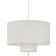 NEW WORKS. Margin Taklampa Ø70 Vit Duk Pendellampa ∅ 68cm