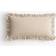 H&M I Bomuld Med Flæser 50x90 Hovedpudebetræk Beige (90x50cm)