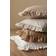 H&M I Bomuld Med Flæser 50x90 Hovedpudebetræk Beige (90x50cm)