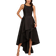 Adrianna Papell High-Low Mikado Gown - Black