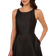 Adrianna Papell High-Low Mikado Gown - Black