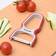 Procook Fruit & Vegetable Red Kitchen Peeler 12cm
