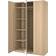 IKEA Vitlaserad Ekeffekt Spegelglas 150 x 60 x 236 cm Garderob 150x236.4cm