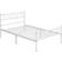 Yaheetech color Metal Bed Frame White 95x200cm