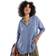 Pull&Bear Oversized Linen Look Shirt - Pale Blue