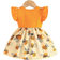 Shein Baby Girl Summer Flutter Sleeve Dress Lovely Bee Print With Bowknot And Stripe Design