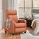 Yaheetech Faux Manual Recliner Tan Armchair 99.5cm