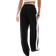 ASOS DESIGN Svarta byxor dra på-stil med kontrastfärgad panel-Svart/a