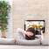 Rullbart TV-Stativ TV-benk 88.5x11.4cm