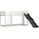 vidaXL Litera Slide Y Escalera Blanca 90x200 cm Litera 97.5x205.5cm
