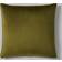 Dunelm Recycled Velour Cushion Cover Green (55x55cm)