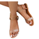 Shein Women Transparent Band Decor Flats, Fashionable Outdoor Ankle Strap Sandals