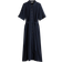 H&M Tie-Belt Shirt Dress - Navy Blue