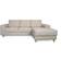 Ebuy24 Nordic Med Chaiselong Højrevendt Lys Beige Sofa
