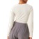 New Look Crew Neck Long Sleeve Bodysuit - Cream-White