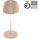 Briloner LED-Bordslampa Brilo Unplugged Riffle 20 cm Beige Bordslampa
