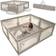 Lionelo Willow XL Lekhage Baby 180 x 200 cm x 68 cm