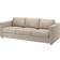 IKEA VIMLE Hillared beige Soffa 241cm 3-sits