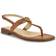 Guess Reality T-Strap Sandals - Dark Natural Beige