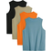 Shein Boys 4pcs Solid Tank Top