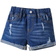 Shein Young Girl Toddler Girls Ripped Roll Up Hem Denim Shorts