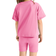 Shein Toddler Girls Cotton Drop Shoulder Top & Biker Shorts Set