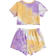 Shein Baby Tie Dye Rib Knit Tee & Shorts