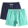 Shein Men 2pcs Drawstring Swim Trunks