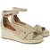 Tommy Hilfiger Sandalett Mid Wedge Espadrilles - Vit