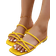Shein Women Minimalist Criss Cross Slide Sandals, Fashion Sandals