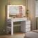 Vasagle RDT127W01 Cloud White Sminkbord 40x125cm