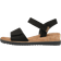 Tamaris Low Wedge Sandals - Black
