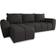 Sofnet Cleo Black Sofa 243cm 5-Sitzer