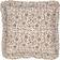 Paoletti Seventy Three Linen Filigree Printed Ruffle 50cm x 50cm Olive Complete Decoration Pillows Green, Beige