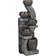 OutSunny Gartenbrunnen 37L x 35W x 107H cm Grau Braun