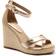 Tommy Hilfiger Metallic High Wedge Espadrille - Gold