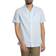 Tommy Jeans Linen Blend Camp Short Sleeved Shirt - Light Blue