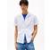 Tommy Jeans Linen Blend Camp Short Sleeved Shirt - Light Blue