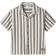 Name It Striped Organic Cotton Shirt - Beige/Blue