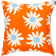Marimekko Rakastaa Ei Rakastaa 50x50 cm Orange-Off Cushion Cover White, Orange (50x50cm)
