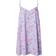 Monki Kjole Slip-Minikjole Med Blomstermønster - Marin/Lyse