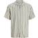 Jack & Jones Revere Collar Textured Stripe Short Sleeve Shirt White