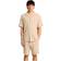 Selected Bomullssydd Kortärmad Skjorta - Beige