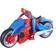Hasbro Man Web Blast Cycle Lekeset 10 cm